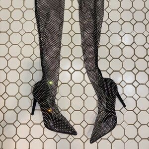 Liliana Black and Silver Heels